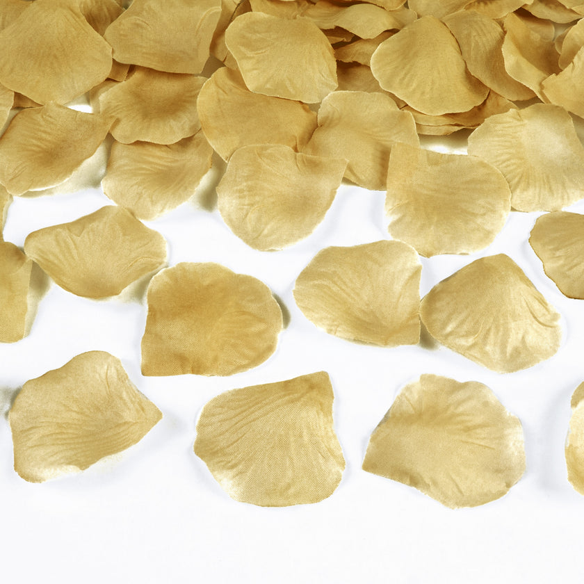 PartyDeco Rose Petals 5cm A Pack Of 500pcs - Gold