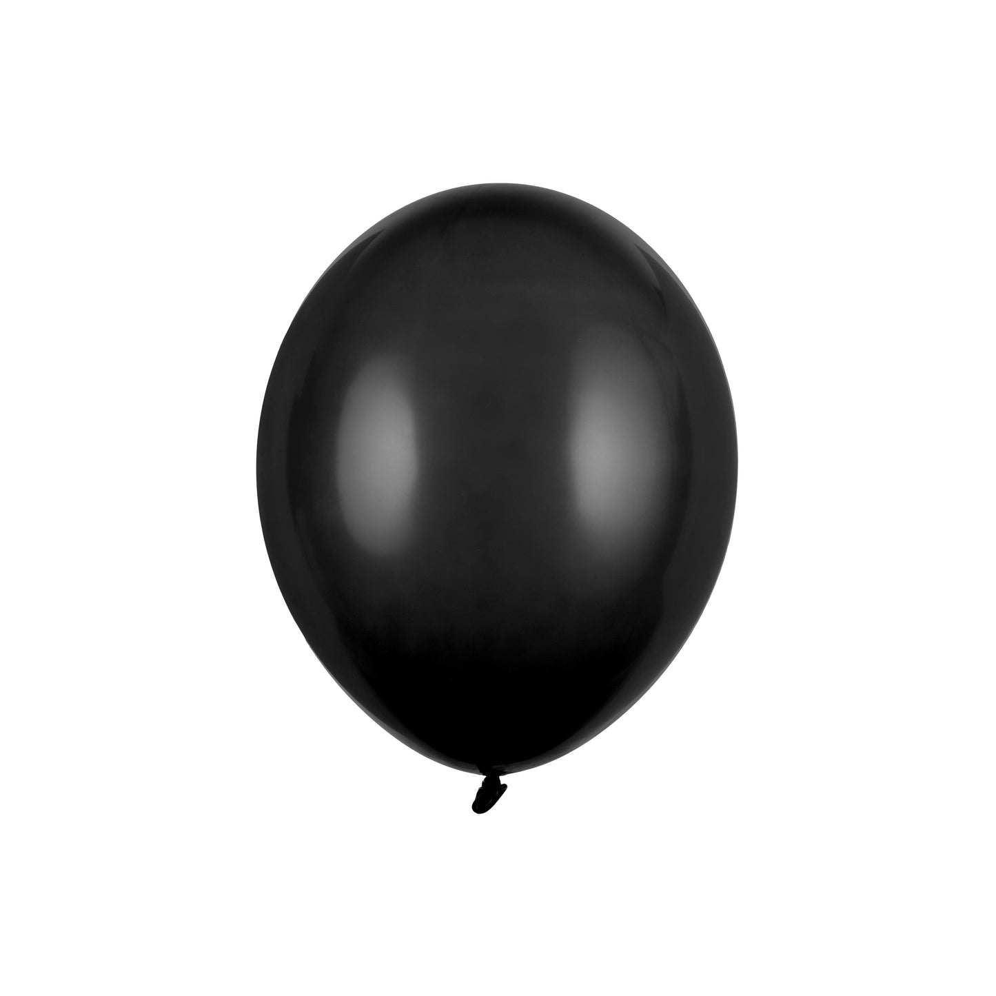 Helium Strong Balloons A Pack Of 100pcs 12cm - Pastel Black