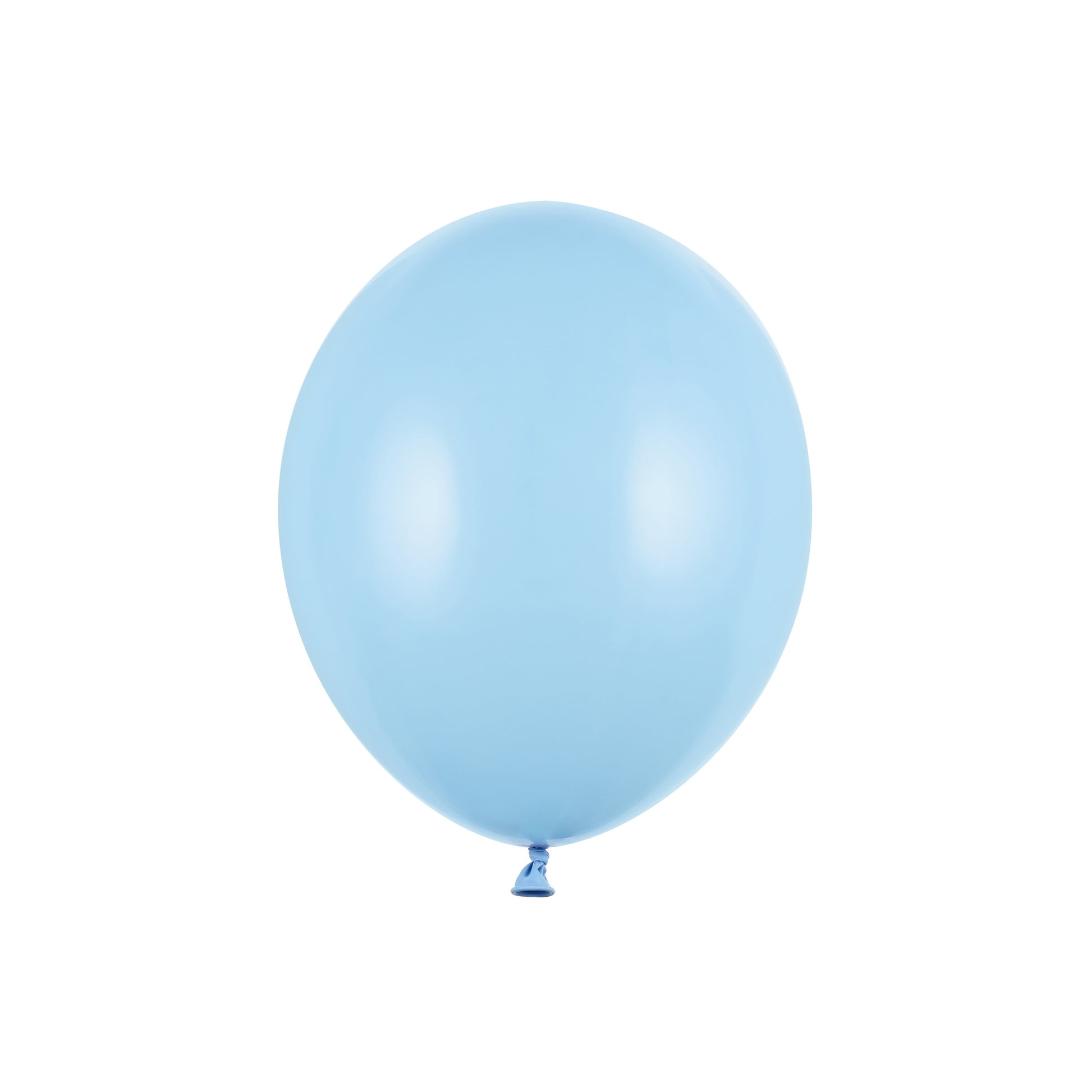 Helium Strong Balloons A Pack Of 100pcs 12cm - Pastel Baby Blue