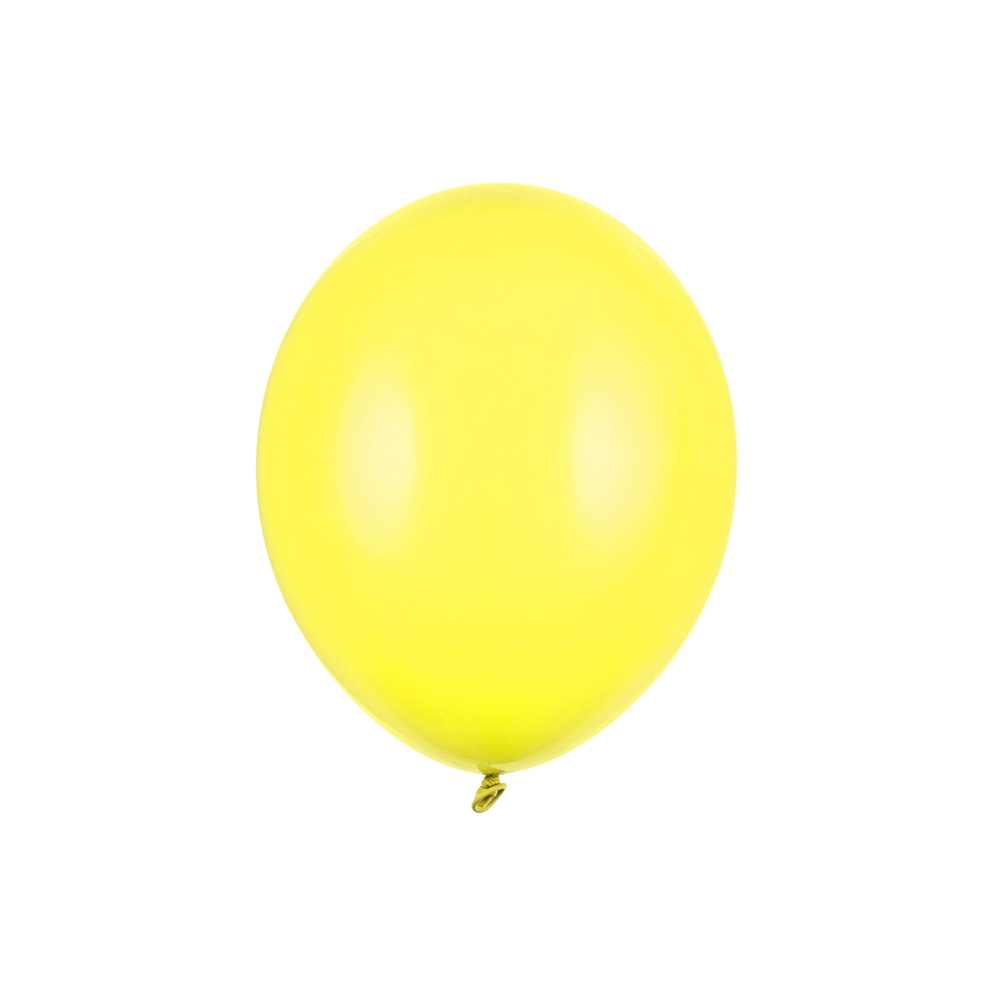 Helium Strong Balloons A Pack Of 100pcs 12cm - Pastel Lemon Set