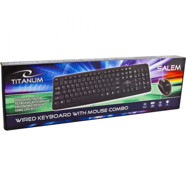 Titanum Salem Keyboard With Mouse Combo