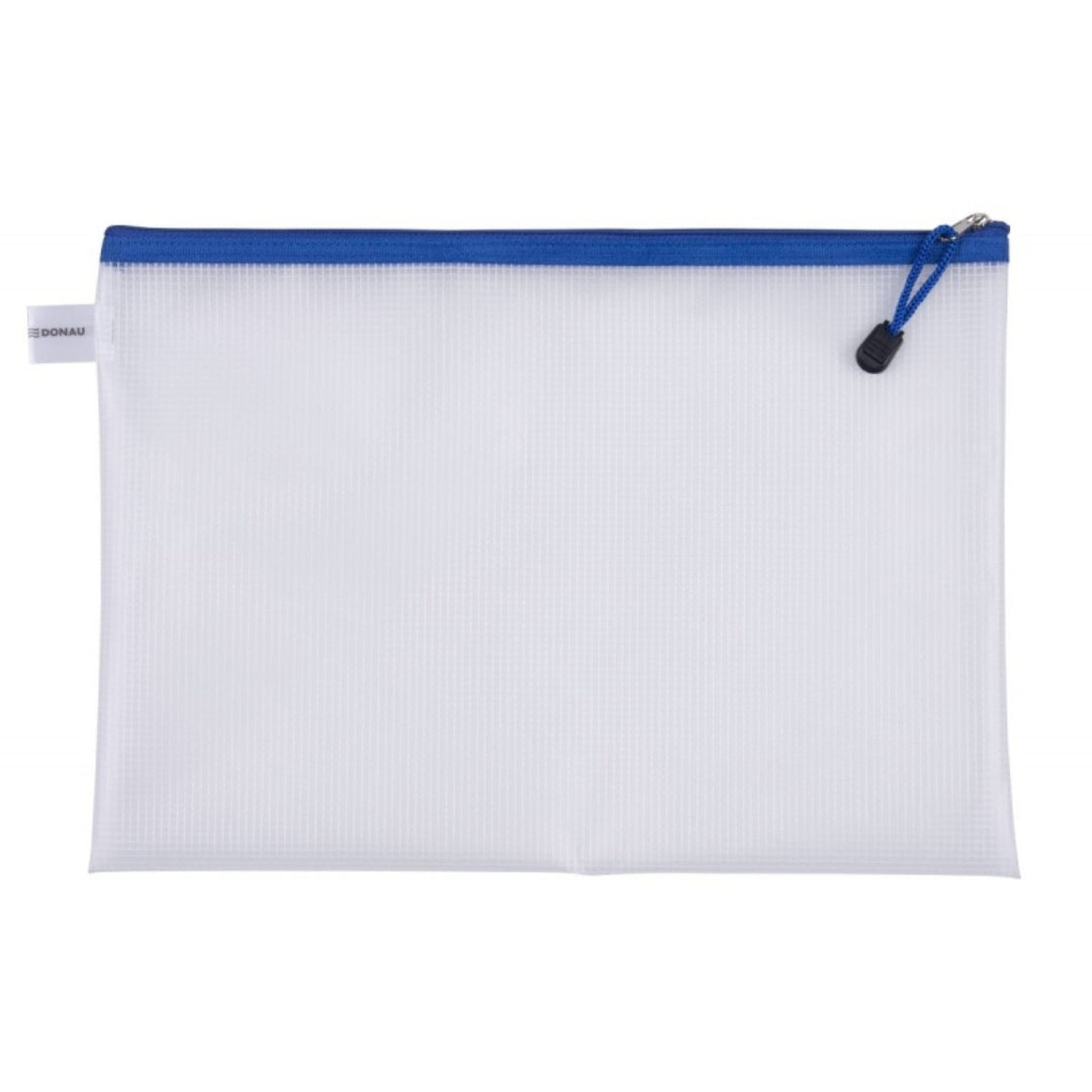 A5 Donau Eva Zipper Lock Bag - Blue