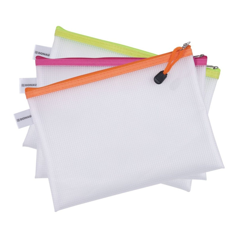 A4 Donau Eva Zipper Lock Bag x 1pc Assortment