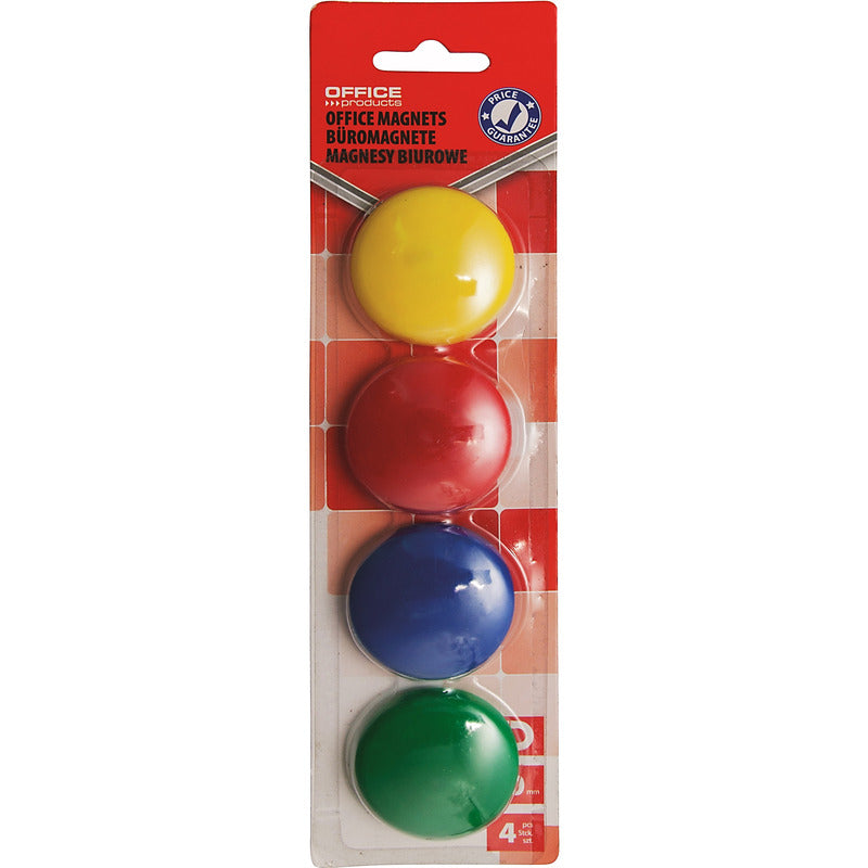 Office Products Magnets 40mm A Pack Of 4pcs - Assorted