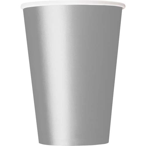 Maki Paper Cups 250ml A Pack Of 8pcs - Silver