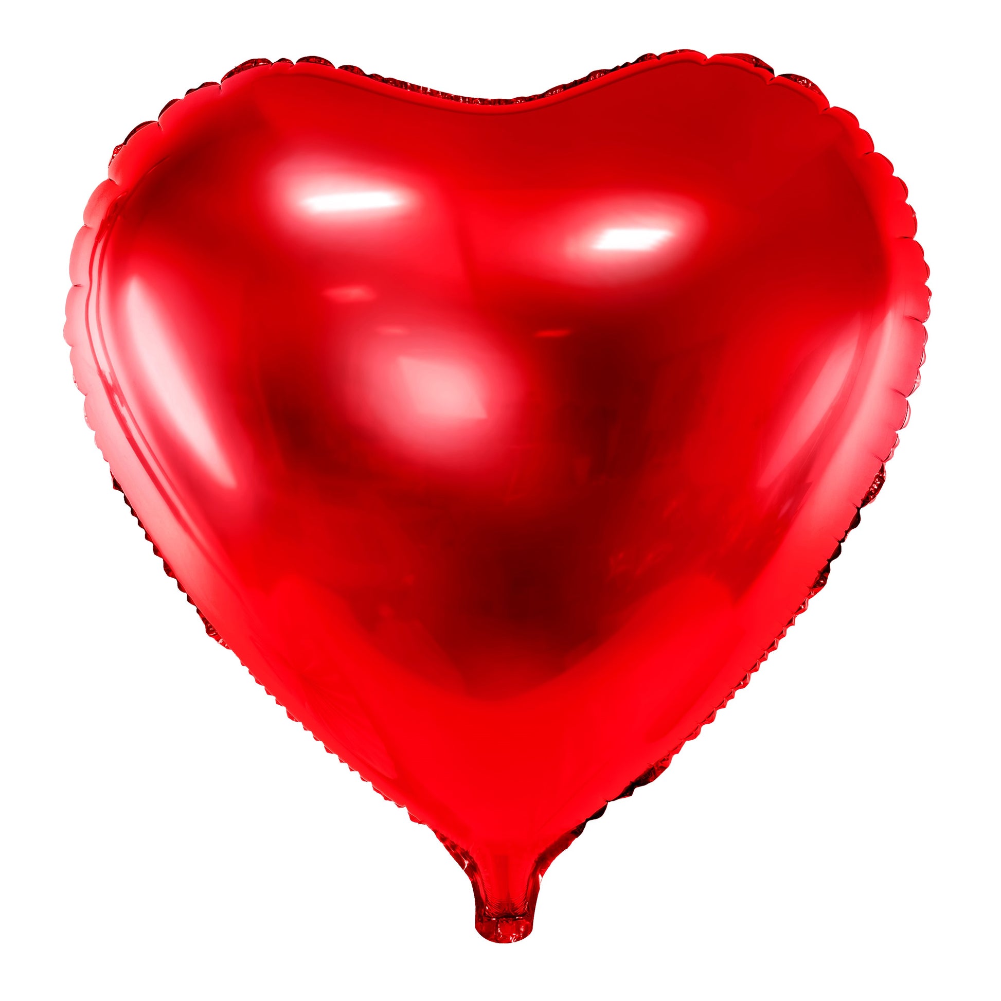 Helium Foil Balloon 46cm - Heart Red