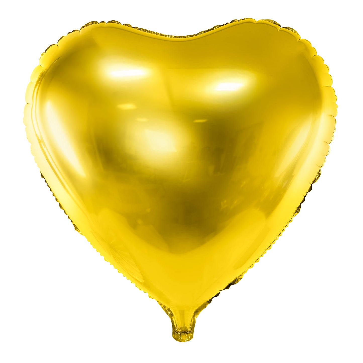 Helium Foil Balloon 46cm - Heart Gold