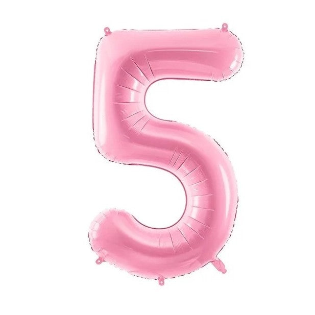 Foil Balloon 5 Baby Pink