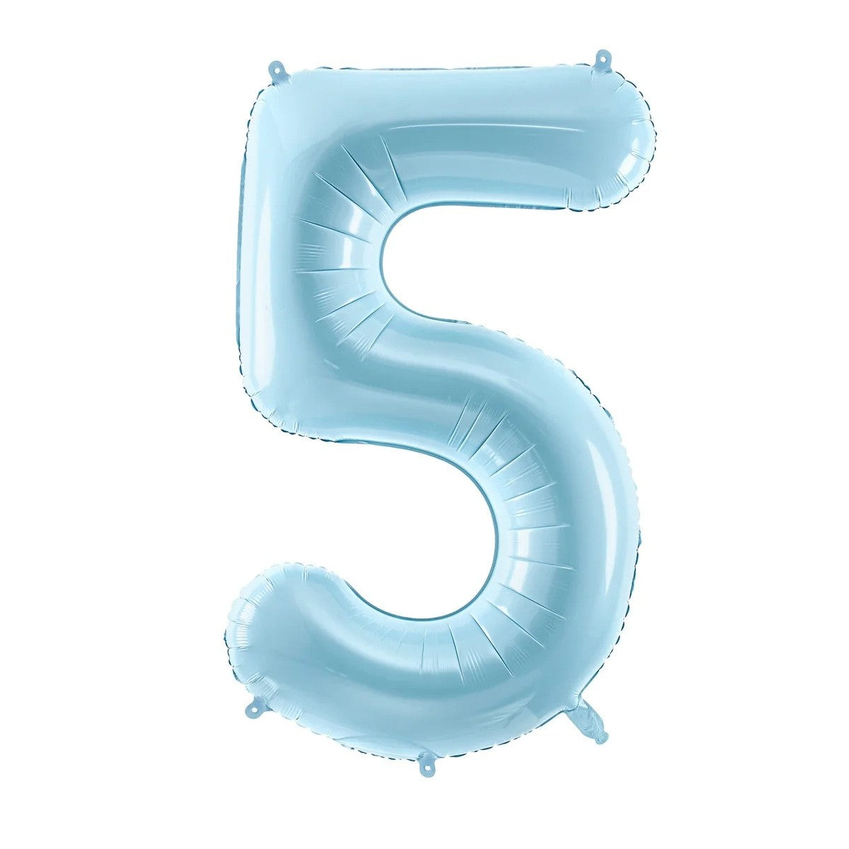 Foil Balloon 5 Baby Blue
