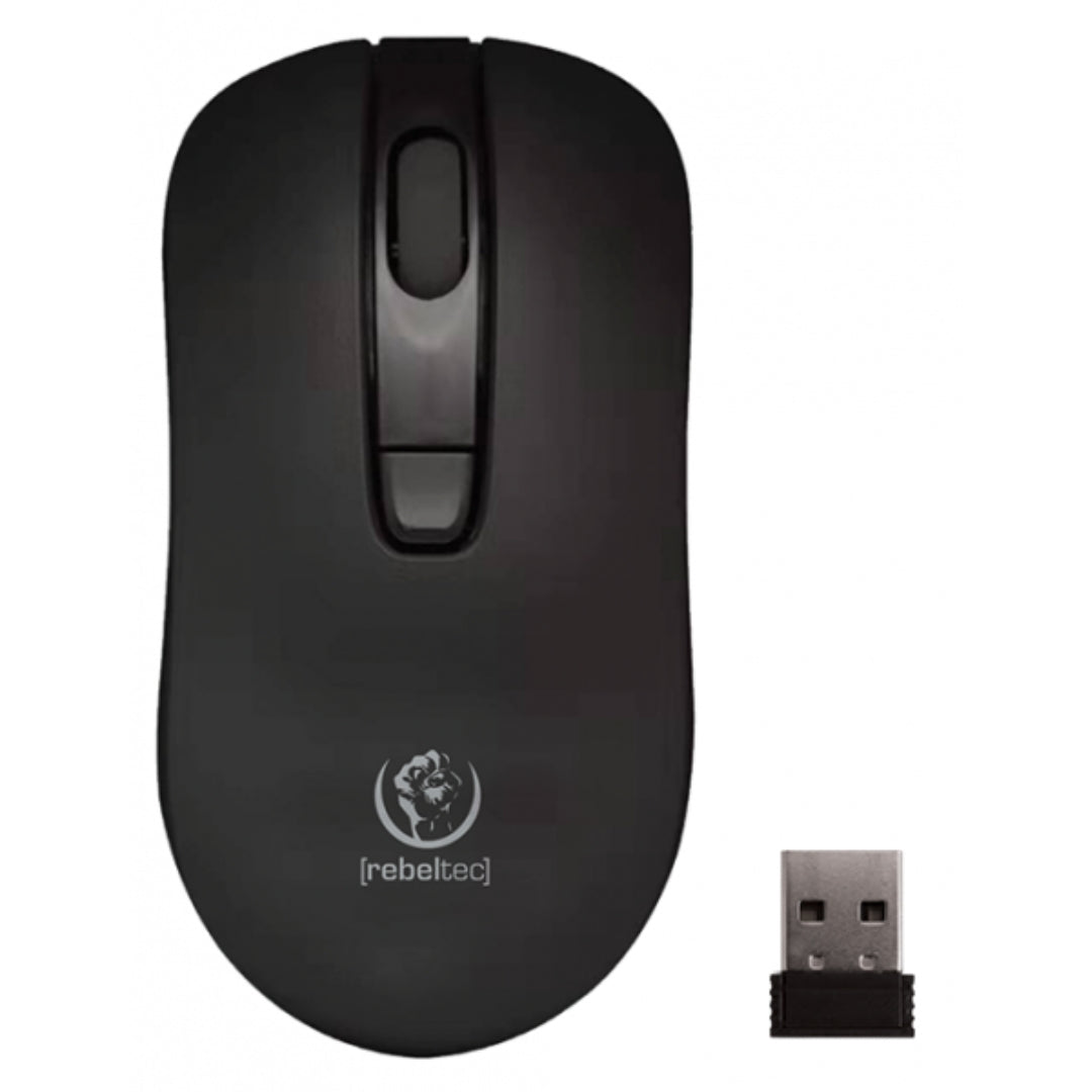 Wireless Star Optical Mouse - Black