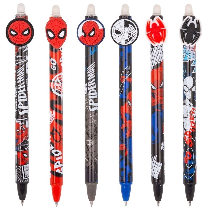 CoolPack Marvel Spider-Man Erasable Gel Pen x 1pc Assortment