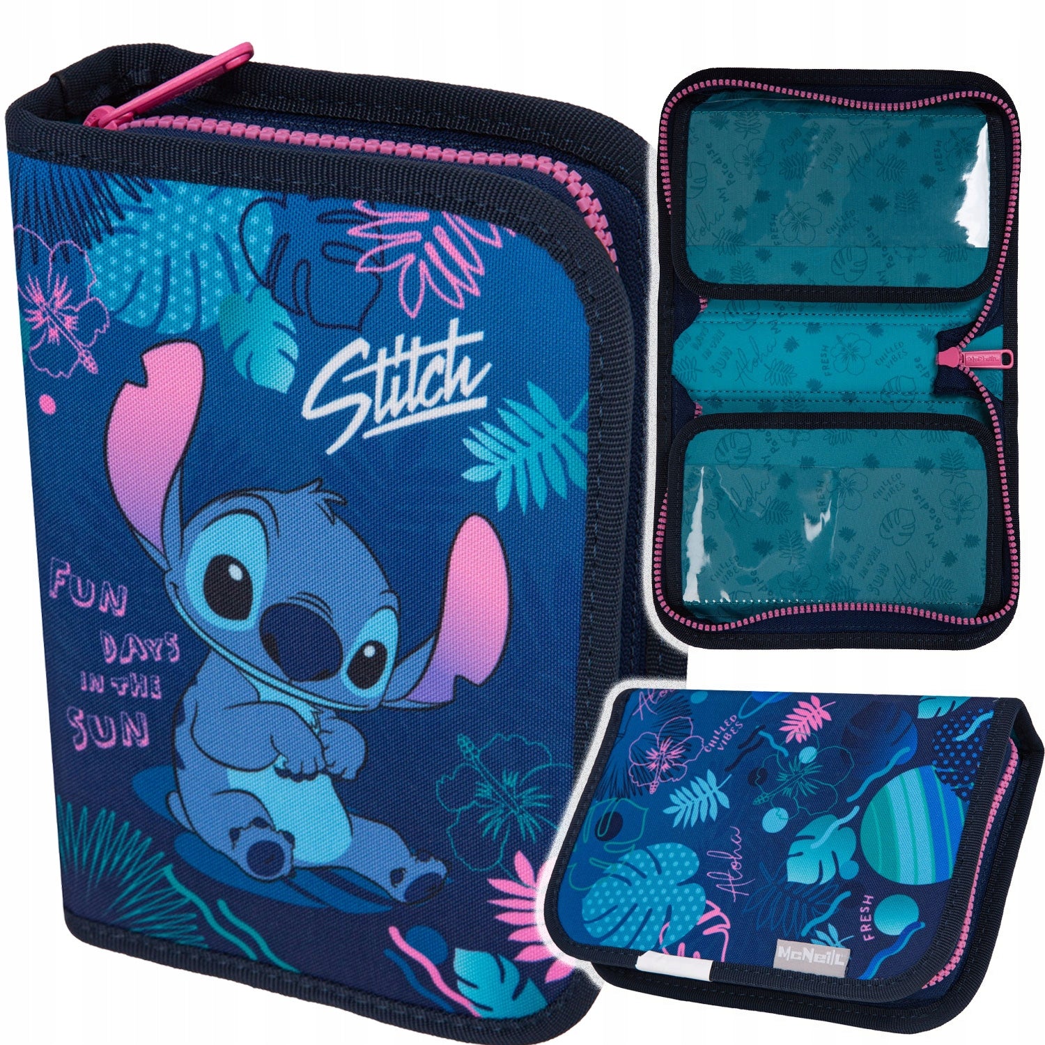 Disney Stitch Zipper Pencil Case