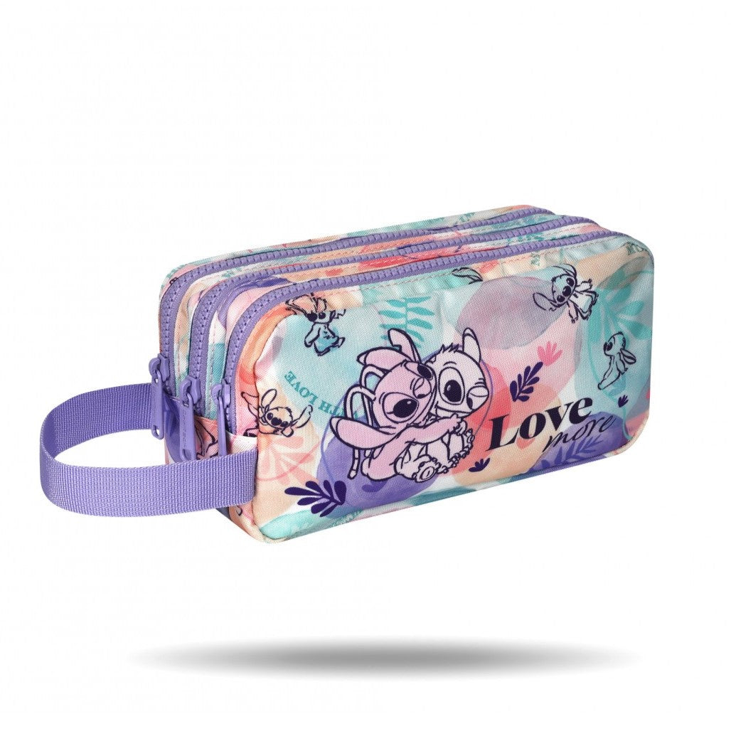 CoolPack Disney Primus Pencil Case 11 x 23 x 6cm - Stitch Pastel