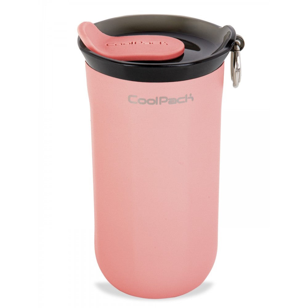 CoolPack Tom Insulated Stainless Steel Mug 350ml - Pink