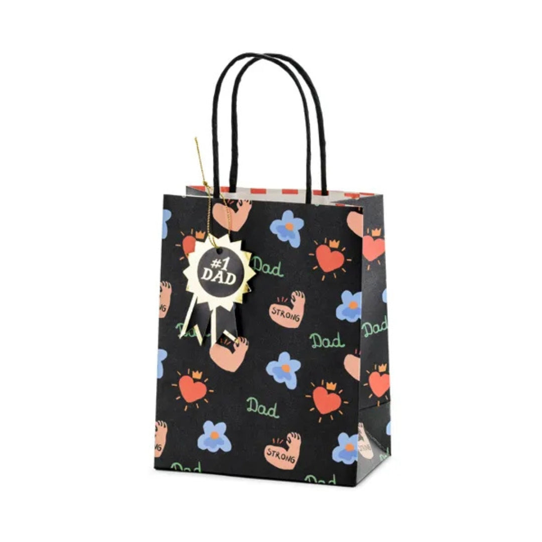 PartyDeco Gift Bag Small 18 x 14cm - Dad