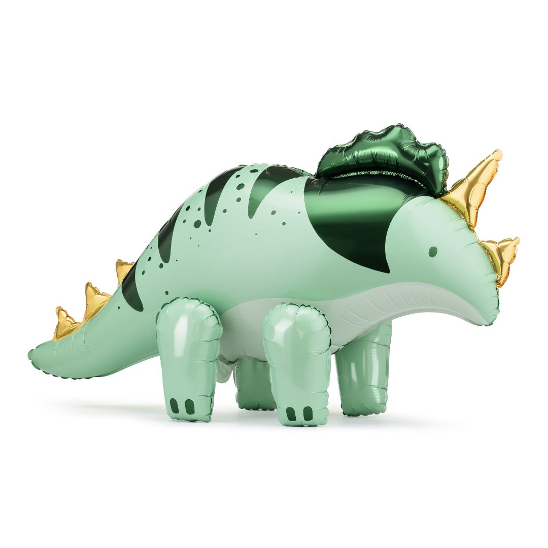 Air-Fill Standing Foil Balloon 93 x 49cm - Triceratops