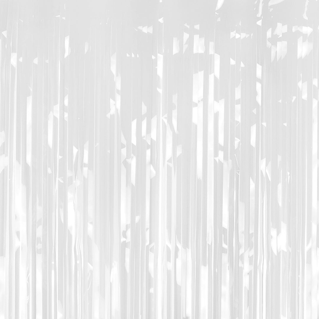 PartyDeco Party Curtain 200 x 100cm - White