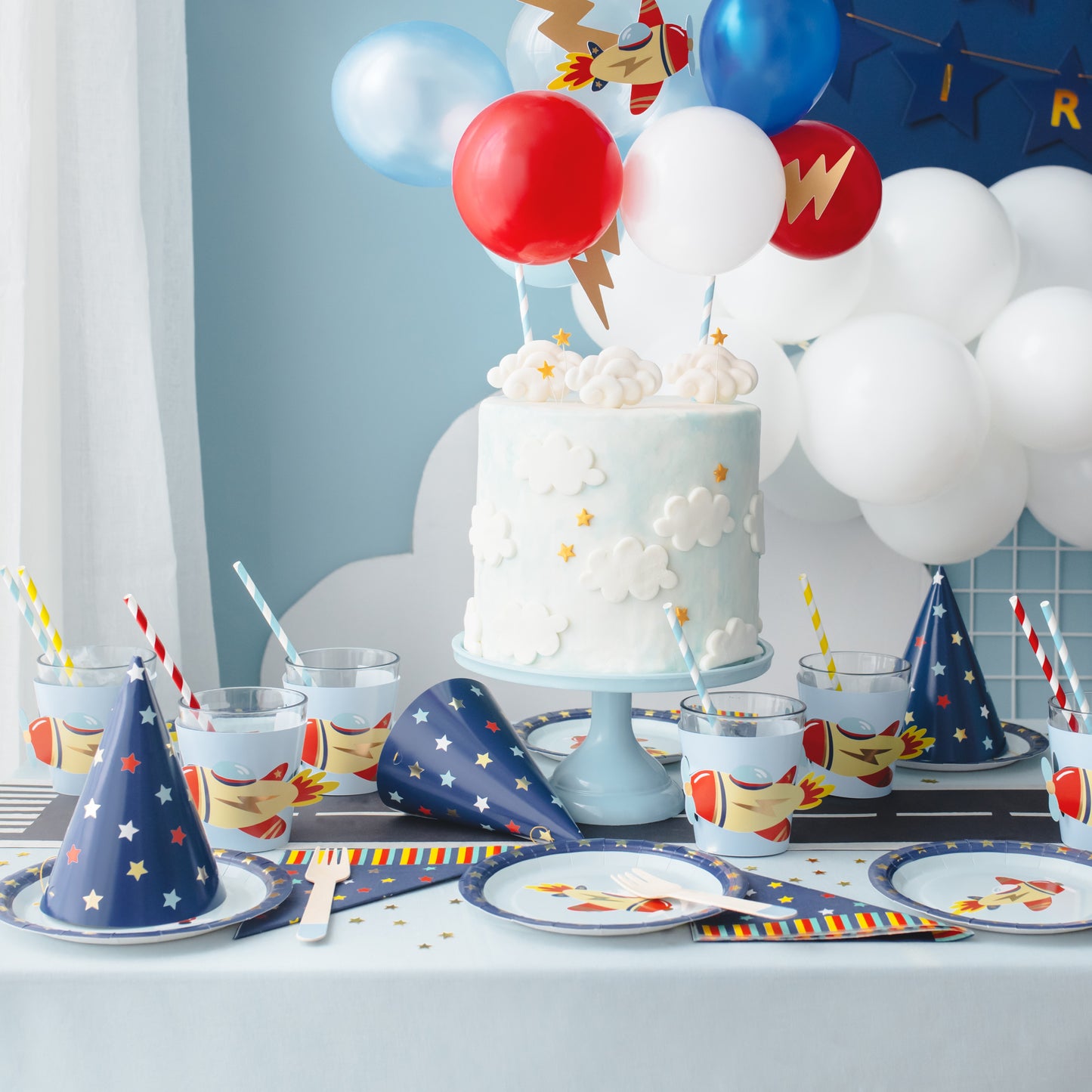 Party Deco Party Hats A Pack Of 6pcs - Stars