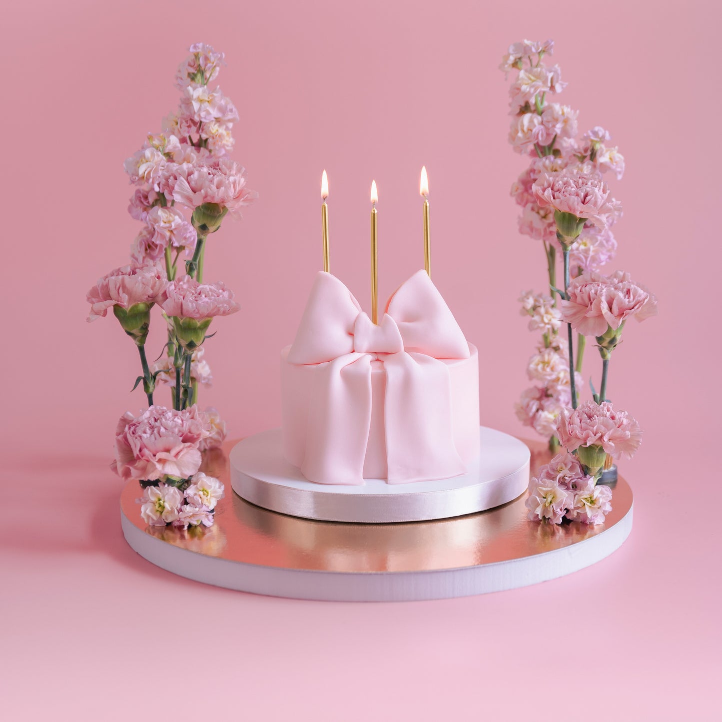 Party Deco Candles 14cm A Pack Of 12pcs - Gold