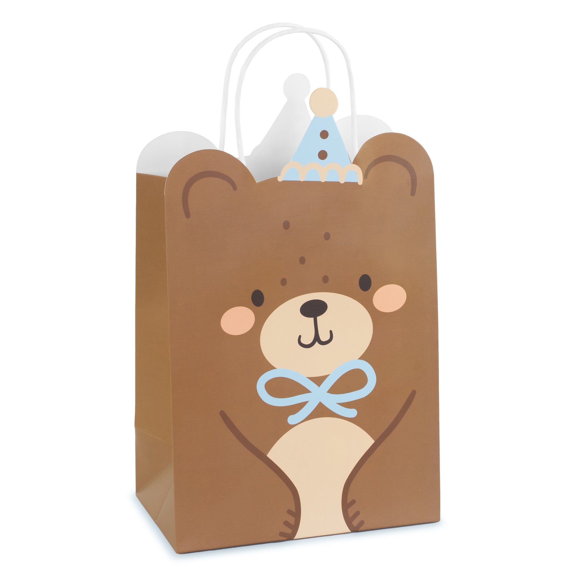 Gift Bag Brown Teddy Bear Small 29 x 18cm