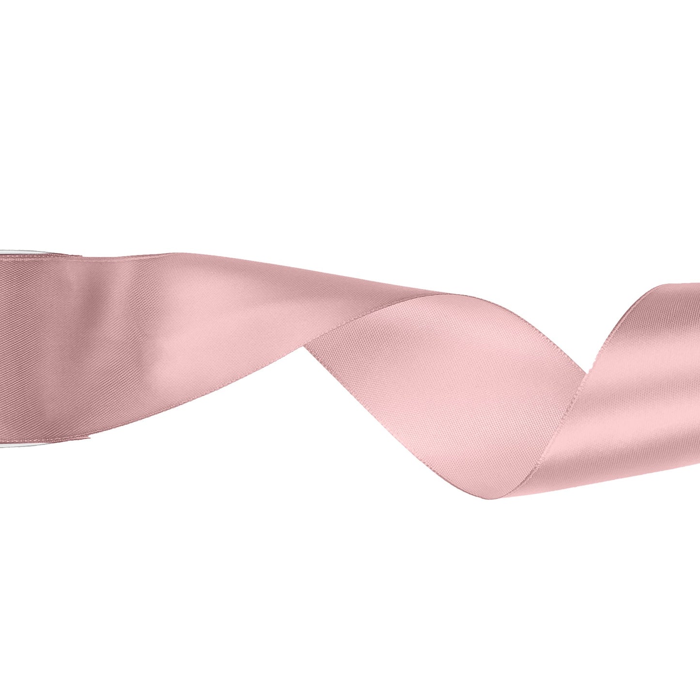 Satin Ribbon 50mm x 1m - Light Dirty Pink