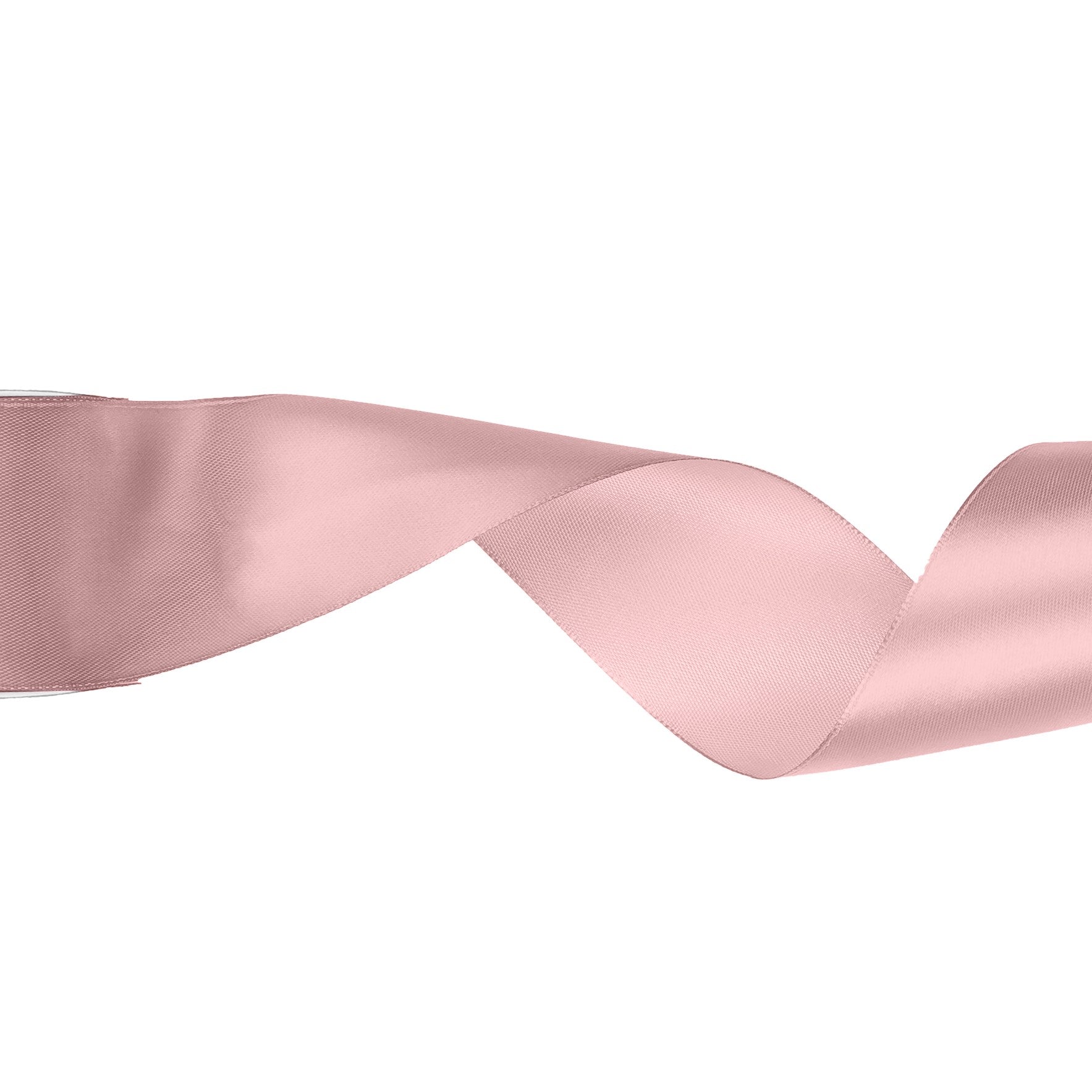 Satin Ribbon 50mm x 1m - Light Dirty Pink