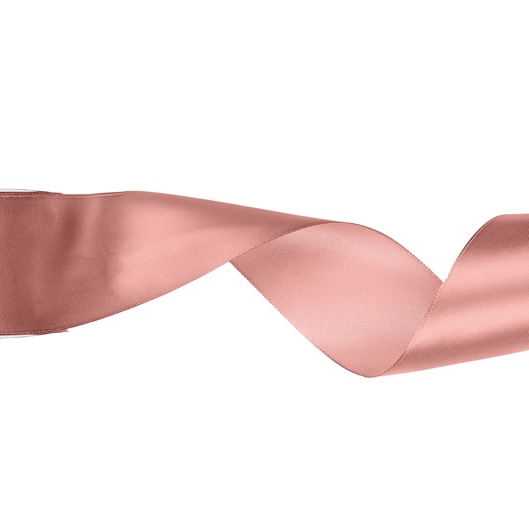 Satin Ribbon 50mm x 1m - Dirty Pink