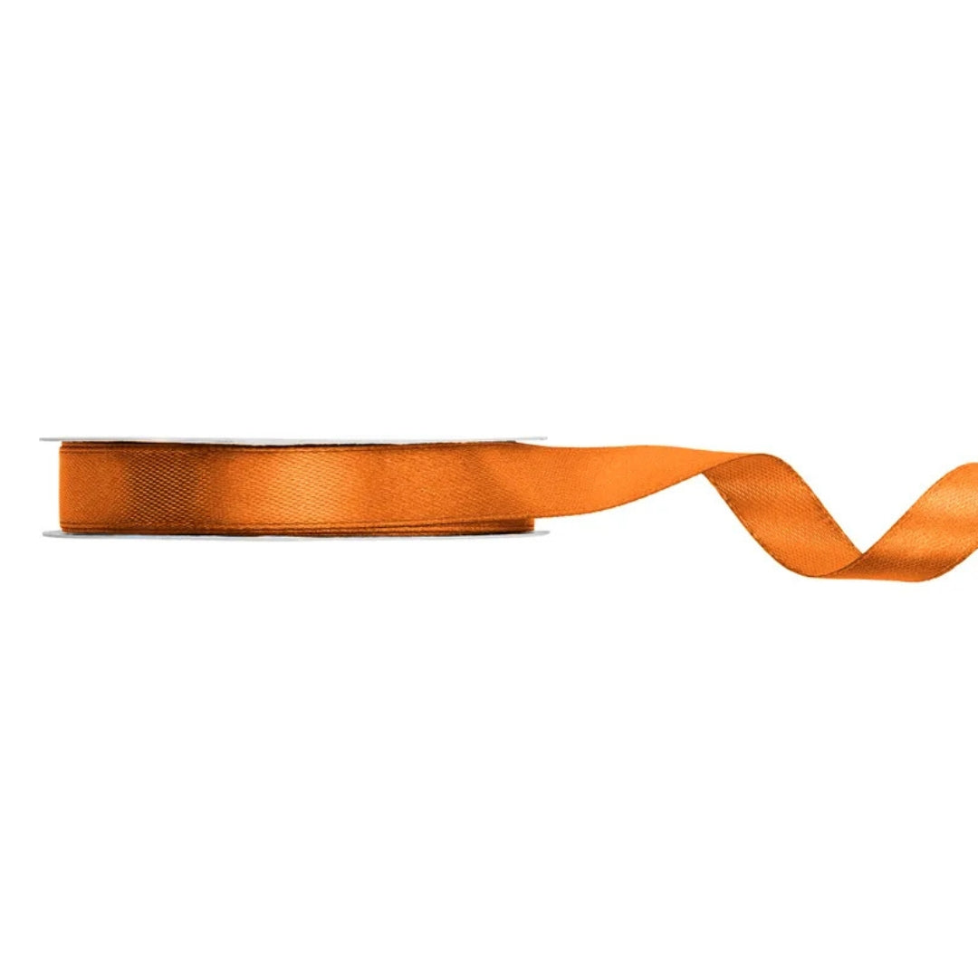 PartyDeco Satin Ribbon Roll 12mm x 25m - Rusty