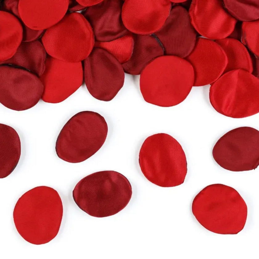 PartyDeco Rose Petals 4cm A Pack Of 100pcs - Red