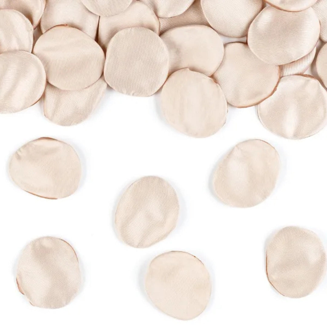 PartyDeco Rose Petals 4cm A Pack Of 100pcs - Beige