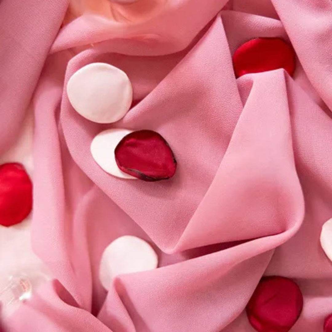 PartyDeco Rose Petals 4cm A Pack Of 100pcs - Pink