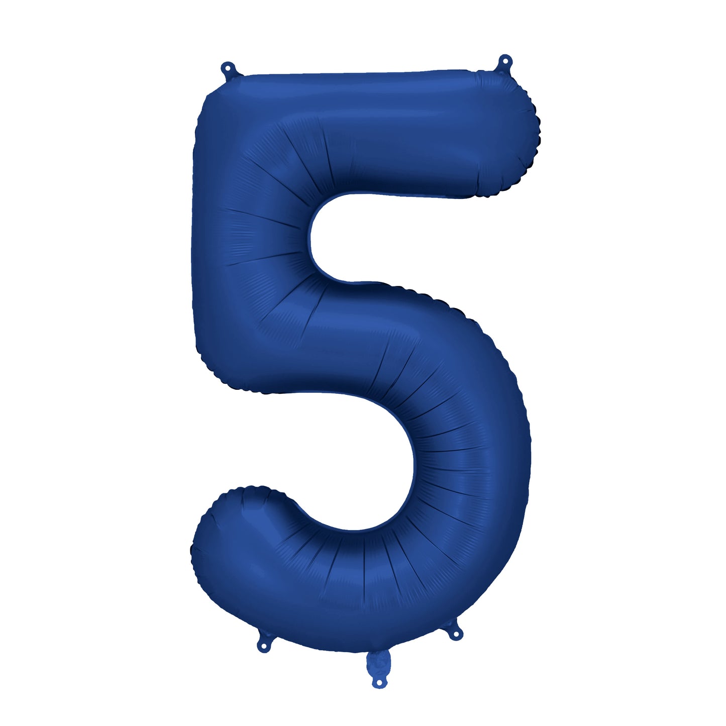 Party Deco Helium Foil Balloon 86cm - All Numbers! - Blue