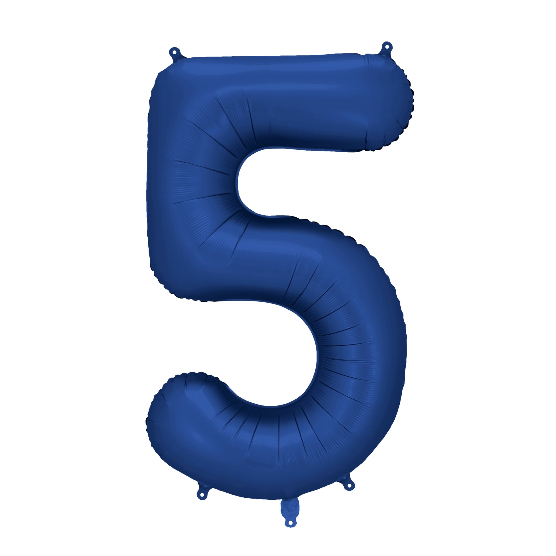 Party Deco Helium Foil Balloon 86cm - All Numbers! - Blue
