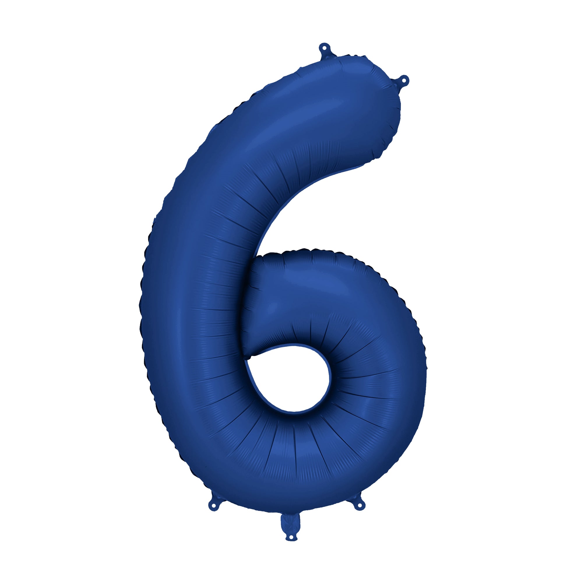 Party Deco Helium Foil Balloon 86cm - All Numbers! - Blue