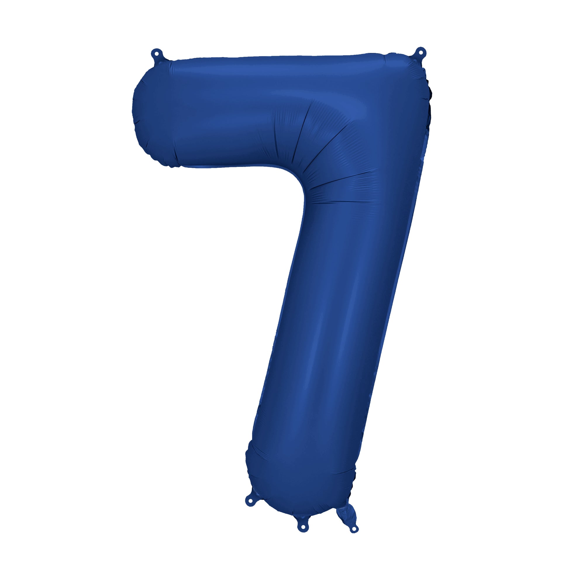 Party Deco Helium Foil Balloon 86cm - All Numbers! - Blue