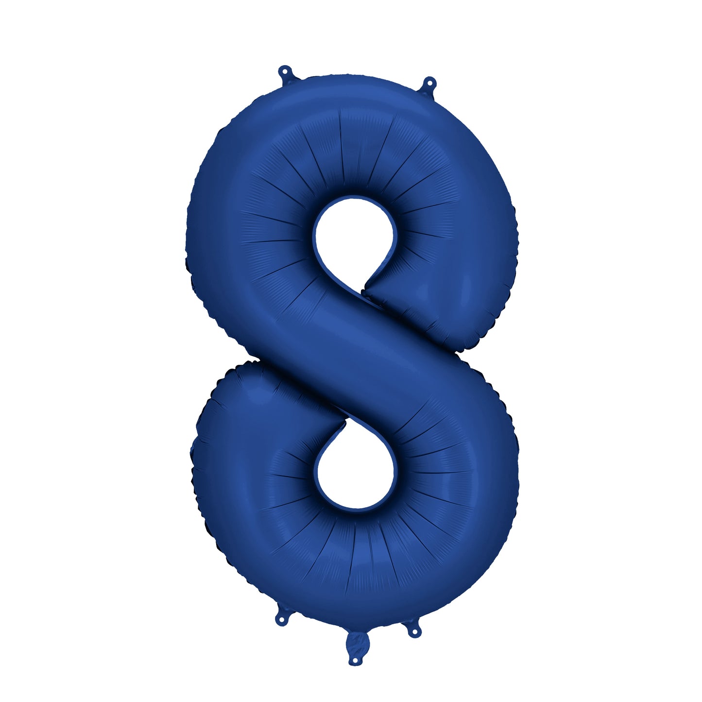 Party Deco Helium Foil Balloon 86cm - All Numbers! - Blue