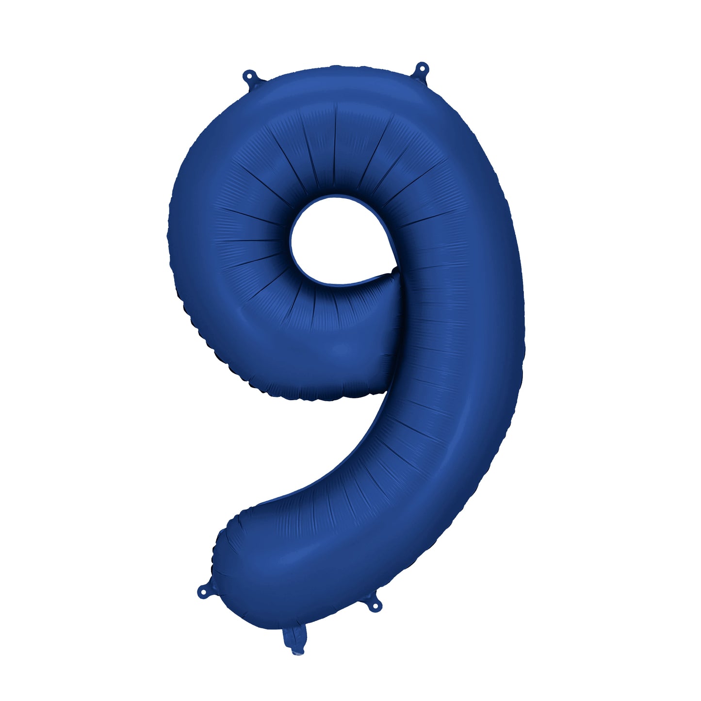 Party Deco Helium Foil Balloon 86cm - All Numbers! - Blue