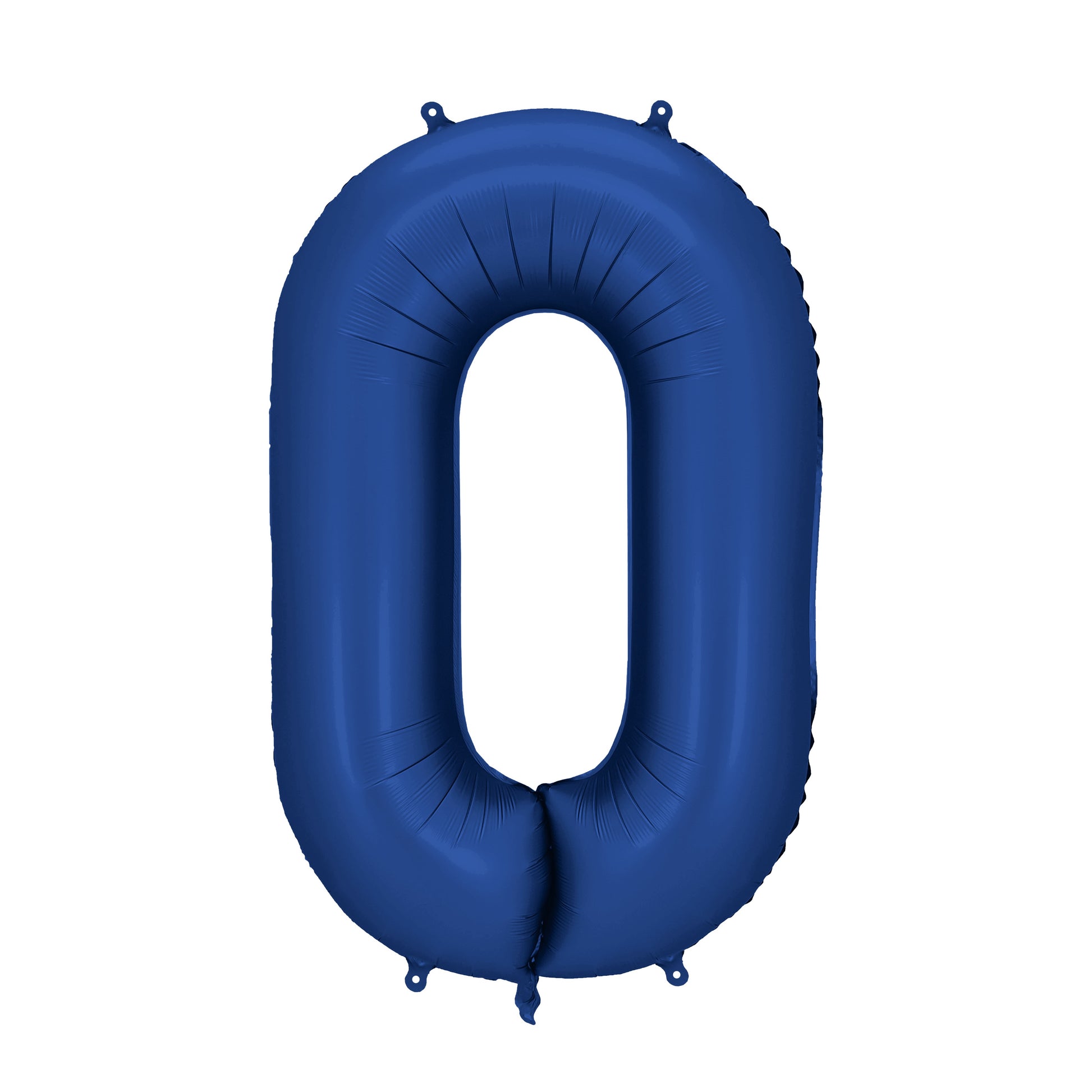 Party Deco Helium Foil Balloon 86cm - All Numbers! - Blue