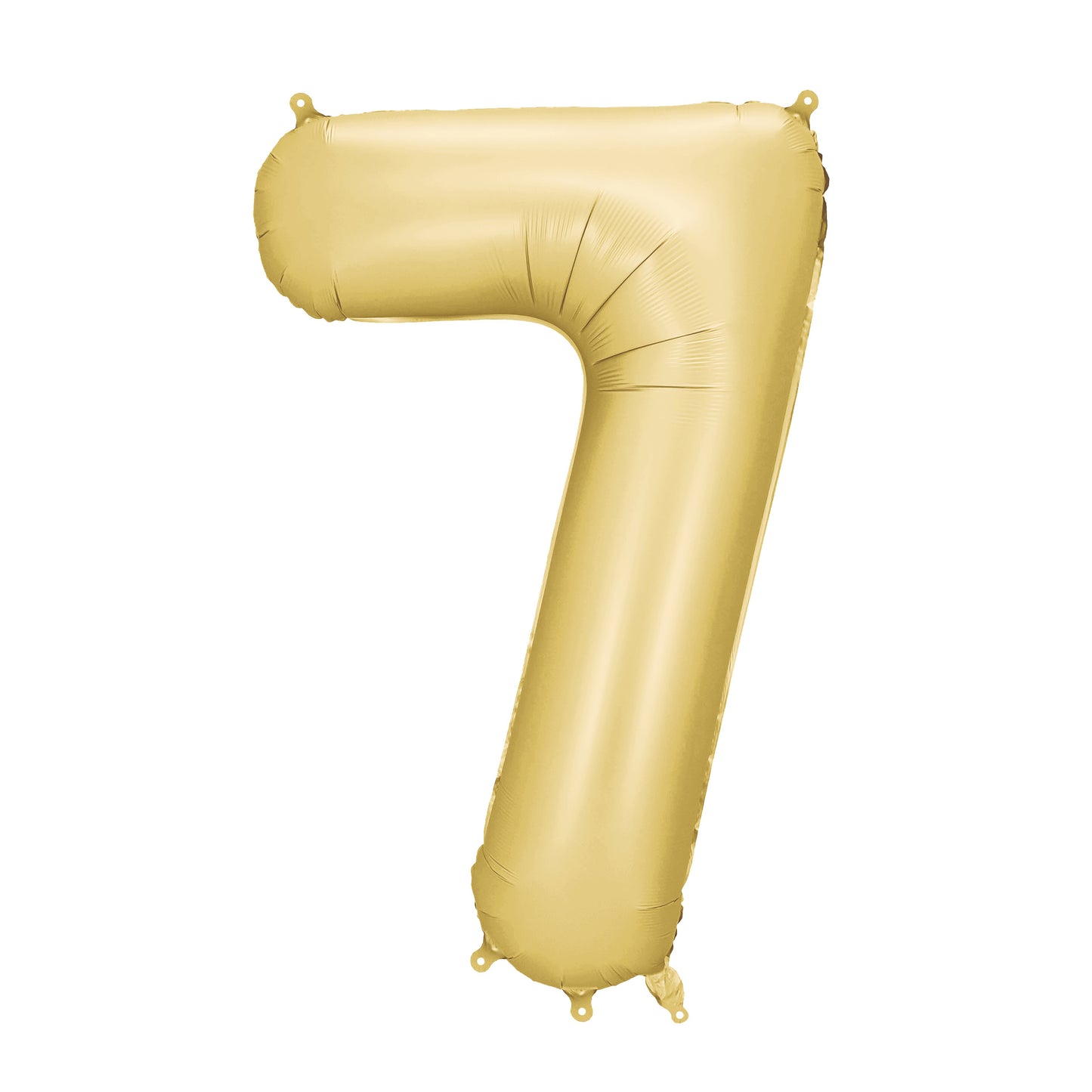 Party Deco Helium Foil Balloon 86cm - All Numbers! - Satin Gold