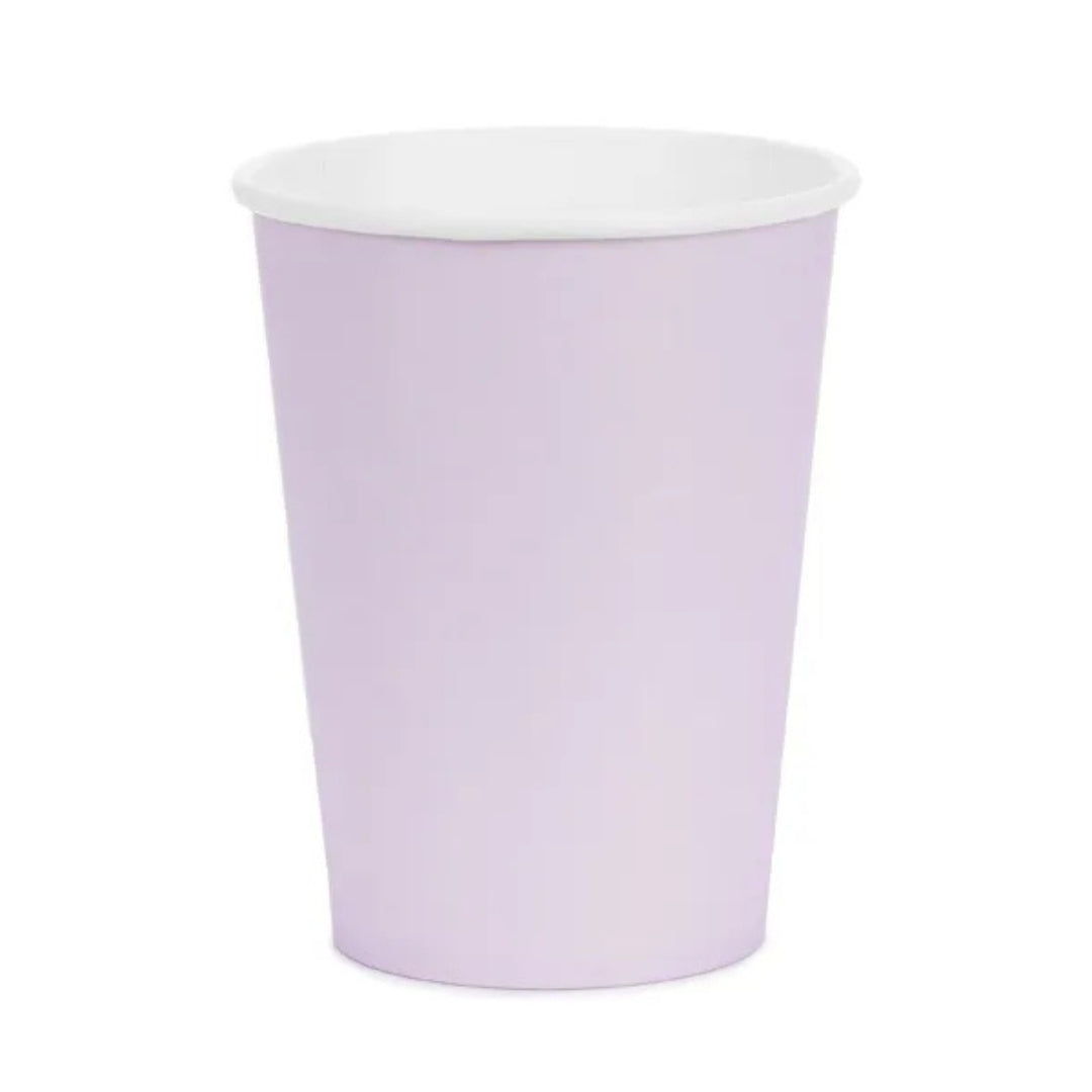 PartyDeco Paper Cups 250ml A Pack Of 6pcs - Lavender