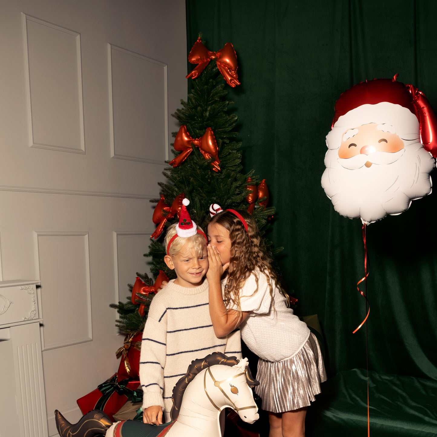 Party Deco Helium Foil Balloon 42 x 43.5cm - Santa Claus