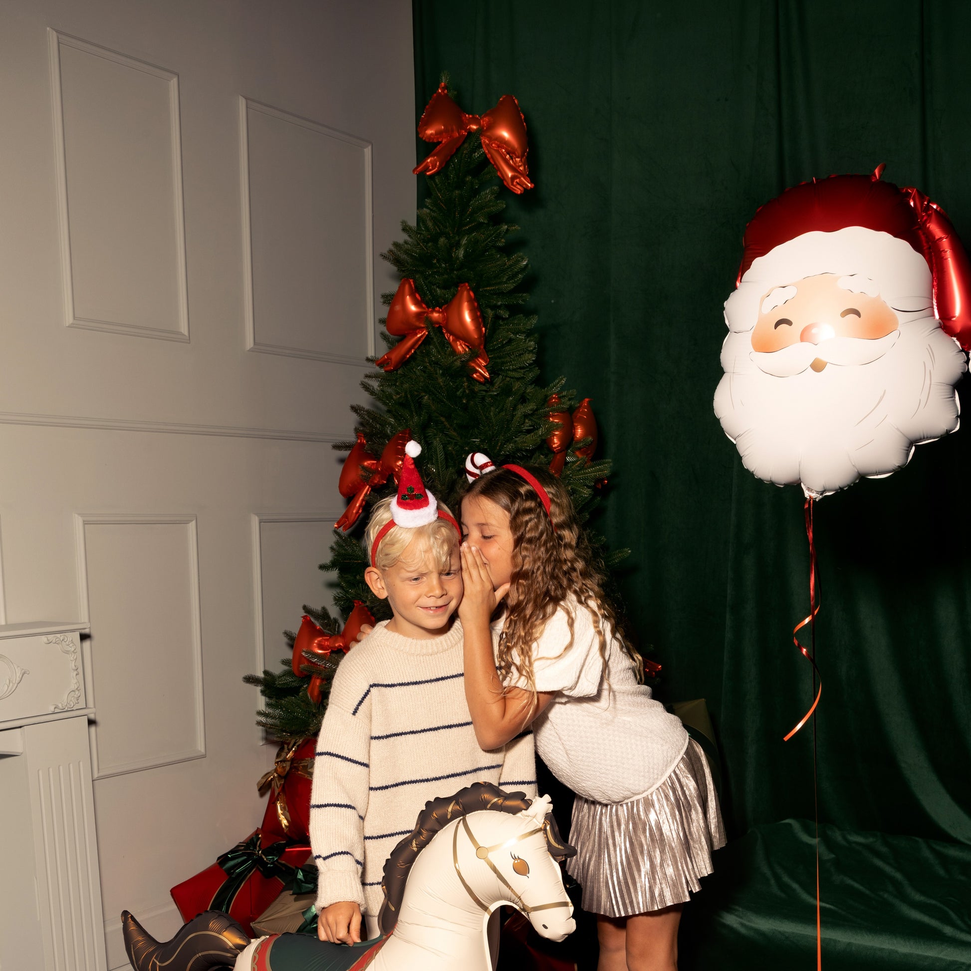Party Deco Helium Foil Balloon 42 x 43.5cm - Santa Claus