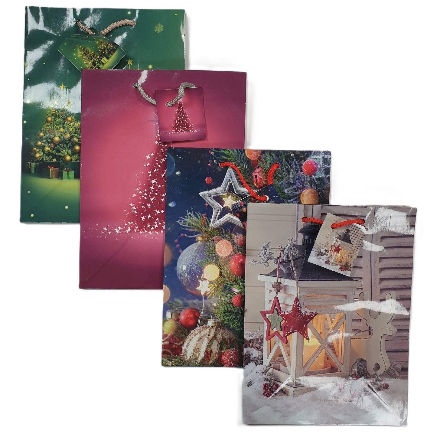 Christmas Gift Bag Small 24 x 18cm x 1pc Assortment