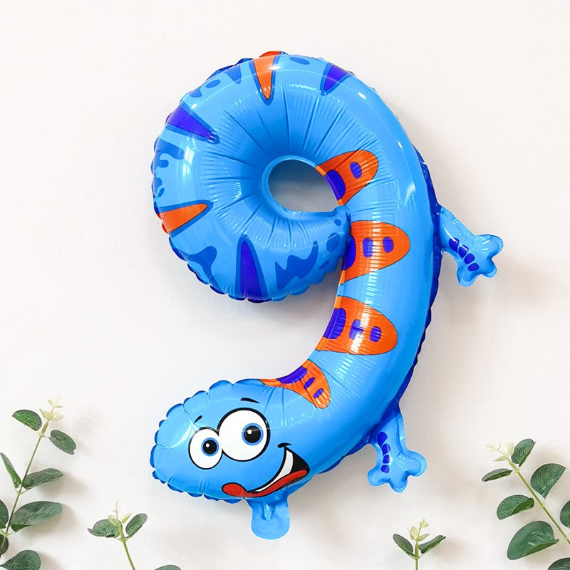 Air-Fill Number Animal Balloon 40cm - 9