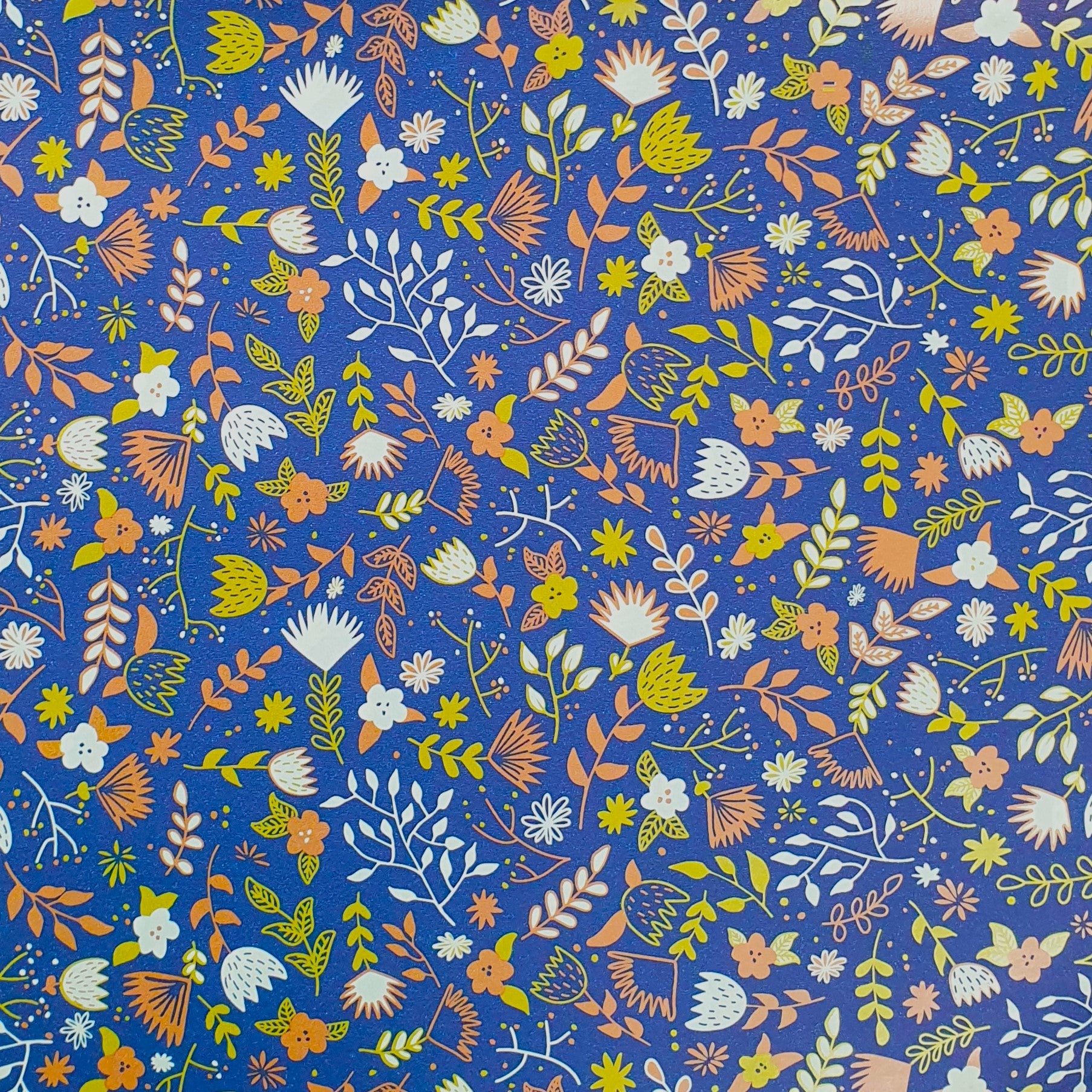 Gift Wrapping Paper Single Sheet 50 x 70cm Flowers