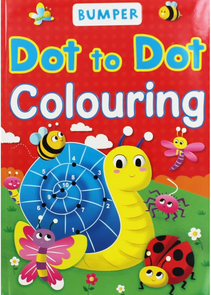 Bumper Dot-To-Dot Colouring