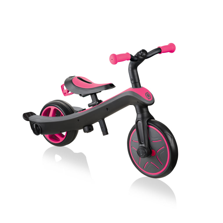 Globber Explorer Trike 4 In 1 Scooter - Fuchsia