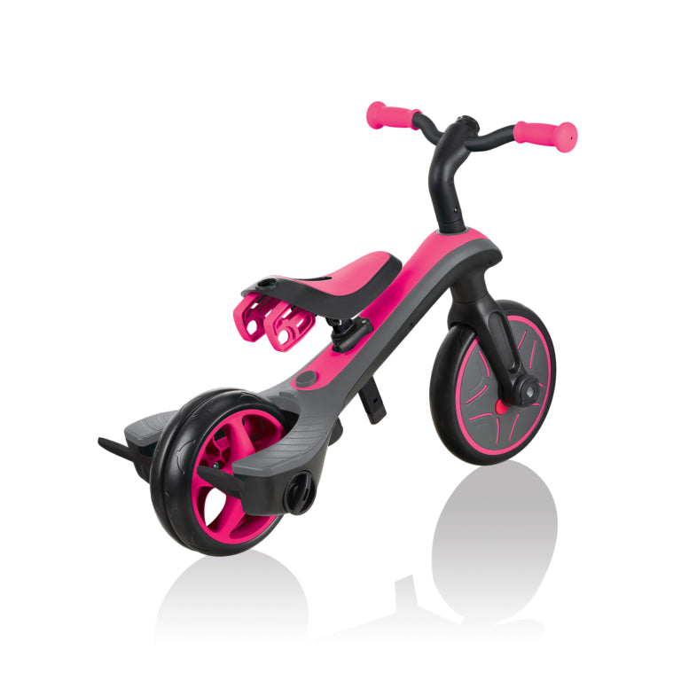 Globber Explorer Trike 4 In 1 Scooter - Fuchsia
