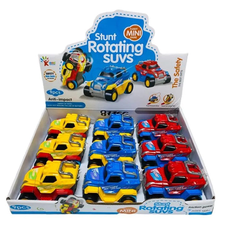 Stunt Rotating Suvs x 1pc Assortment