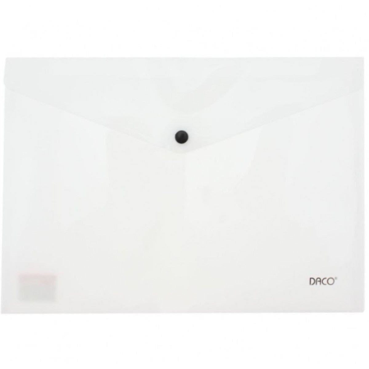 A4 Daco Button Folder Blue